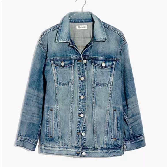 Madewell The Oversized Jean Jacket in Capstone Wash / X-SMALL / Capstone Wash